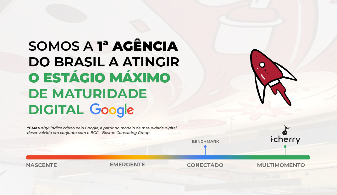 Primeira agencia do BR a atingir o estágio máximo de Maturidade Digital Google