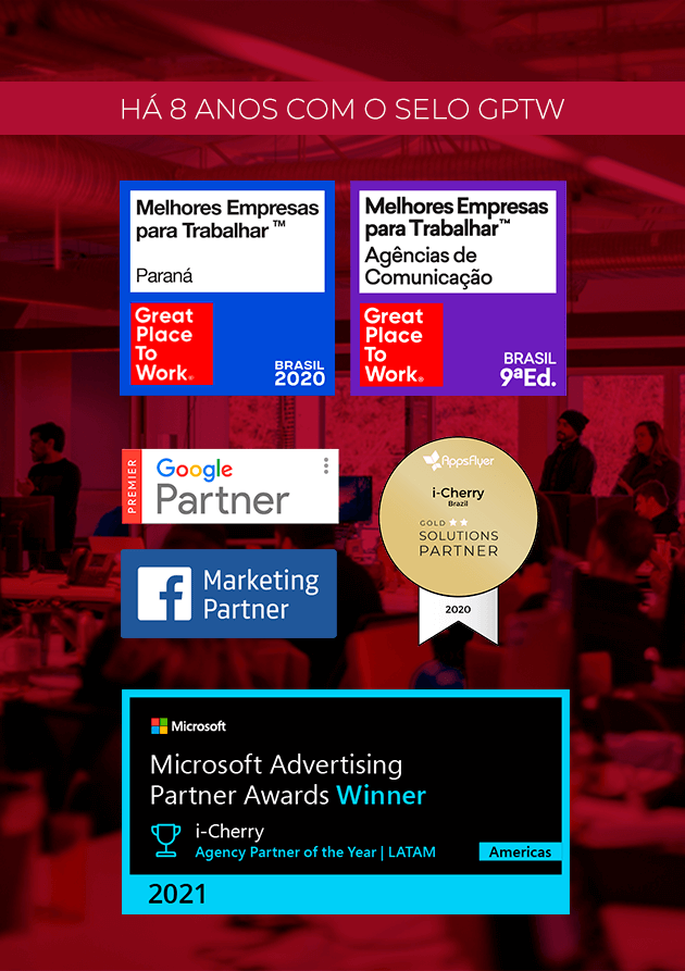 Certificações: melhor empresa para trabalhar e parcerias: Google, Facebook Microsoft e AppsPlayer